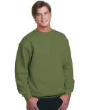 1102 Bayside Fleece Crew Neck Pullover S - 5XL  in Olive