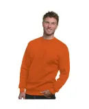 1102 Bayside Fleece Crew Neck Pullover S - 5XL  in Bright orange