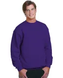 1102 Bayside Fleece Crew Neck Pullover S - 5XL  in Purple