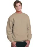 1102 Bayside Fleece Crew Neck Pullover S - 5XL  in Sand