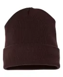 1501 Yupoong Heavyweight Cuffed Knit Cap BROWN