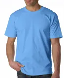 2905 Bayside Adult Union Made Cotton Tee in Carolina blue