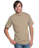 2905 Bayside Adult Union Made Cotton Tee in Sand