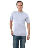 3015 Bayside Adult Union Made Cotton Pocket Tee in Ash