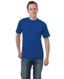 3015 Bayside Adult Union Made Cotton Pocket Tee in Royal blue