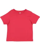 3301T Rabbit Skins Toddler Cotton T-Shirt in Red