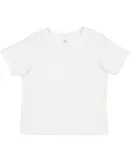 3301T Rabbit Skins Toddler Cotton T-Shirt in White