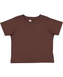 3301T Rabbit Skins Toddler Cotton T-Shirt in Brown