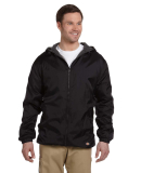 33237 Dickies Adult Fleece-Lined Ripstop Jacket in Black