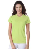 3325 Bayside Ladies' Short-Sleeve Tee in Lime green