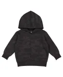 3326 Rabbit Skins Toddler Hooded Sweatshirt with P in Storm camo