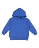 3326 Rabbit Skins Toddler Hooded Sweatshirt with P in Royal