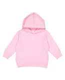 3326 Rabbit Skins Toddler Hooded Sweatshirt with P in Pink