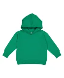 3326 Rabbit Skins Toddler Hooded Sweatshirt with P in Kelly