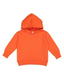 3326 Rabbit Skins Toddler Hooded Sweatshirt with P in Orange