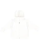 3346 Rabbit Skins Toddler Fleece Zip Hoodie in White