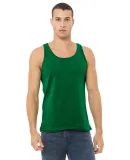 BELLA+CANVAS 3480 Unisex Cotton Tank Top in Kelly