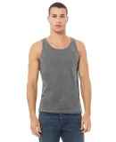 BELLA+CANVAS 3480 Unisex Cotton Tank Top in Deep heather