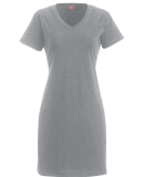 3522 LA T Ladies T-Shirt Dress in Heather