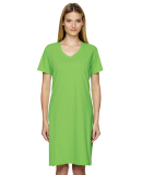 3522 LA T Ladies T-Shirt Dress in Key lime