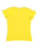 3580 LA T Ladies' Combed Ring-Spun T-Shirt YELLOW