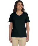 3587 LA T Ladies' V-Neck T-Shirt BLACK