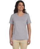 3587 LA T Ladies' V-Neck T-Shirt HEATHER