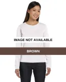 3588 LA T Ladies' Long-Sleeve T-Shirt BROWN