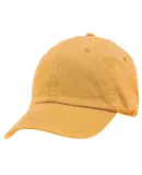 Bayside 3630 USA Made Washed Chino Dad Hat in Gold