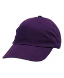 Bayside 3630 USA Made Washed Chino Dad Hat in Purple