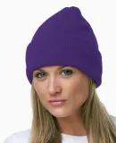 3825 Bayside Knit Cuff Beanie in Purple