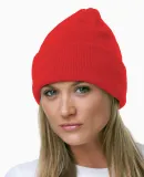 3825 Bayside Knit Cuff Beanie in Red