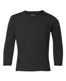 42400B Gildan Youth Core Performance Long-Sleeve T BLACK