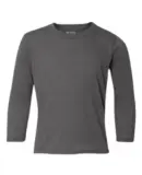 42400B Gildan Youth Core Performance Long-Sleeve T CHARCOAL