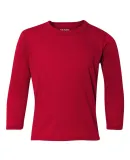 42400B Gildan Youth Core Performance Long-Sleeve T RED