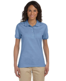 437W Jerzees Ladies' Jersey Polo with SpotShield in Light blue