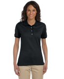 437W Jerzees Ladies' Jersey Polo with SpotShield in Black