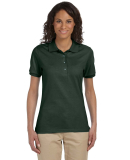 437W Jerzees Ladies' Jersey Polo with SpotShield in Forest green