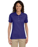 437W Jerzees Ladies' Jersey Polo with SpotShield in Deep purple