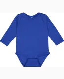 4411 Rabbit Skins Infant Baby Rib Long-Sleeve Cree in Royal