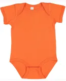 4424 Rabbit Skins Infant Fine Jersey Creeper in Orange