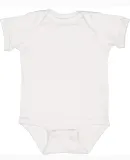 4424 Rabbit Skins Infant Fine Jersey Creeper in White