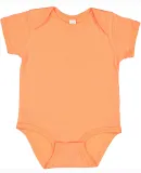 4424 Rabbit Skins Infant Fine Jersey Creeper in Papaya