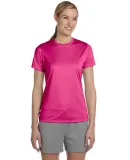 4830 Hanes Ladies' Cool DRI in Wow pink