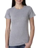 4990 Bayside Ladies' Fashion Jersey Tee in Dark ash