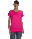 5000L Gildan Missy Fit Heavy Cotton T-Shirt in Heliconia