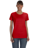 5000L Gildan Missy Fit Heavy Cotton T-Shirt in Red