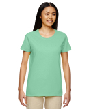 5000L Gildan Missy Fit Heavy Cotton T-Shirt in Mint green