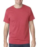 5010 Bayside Adult Heather Jersey Tee in Heather red