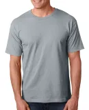 5040 Bayside Adult Short-Sleeve Cotton Tee in Dark ash